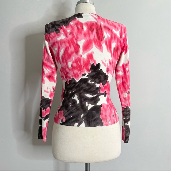 INC INTERNATIONAL CONCEPTS Floral Sequined Long Sleeve Cardigan Sweater - Picture 4 of 7